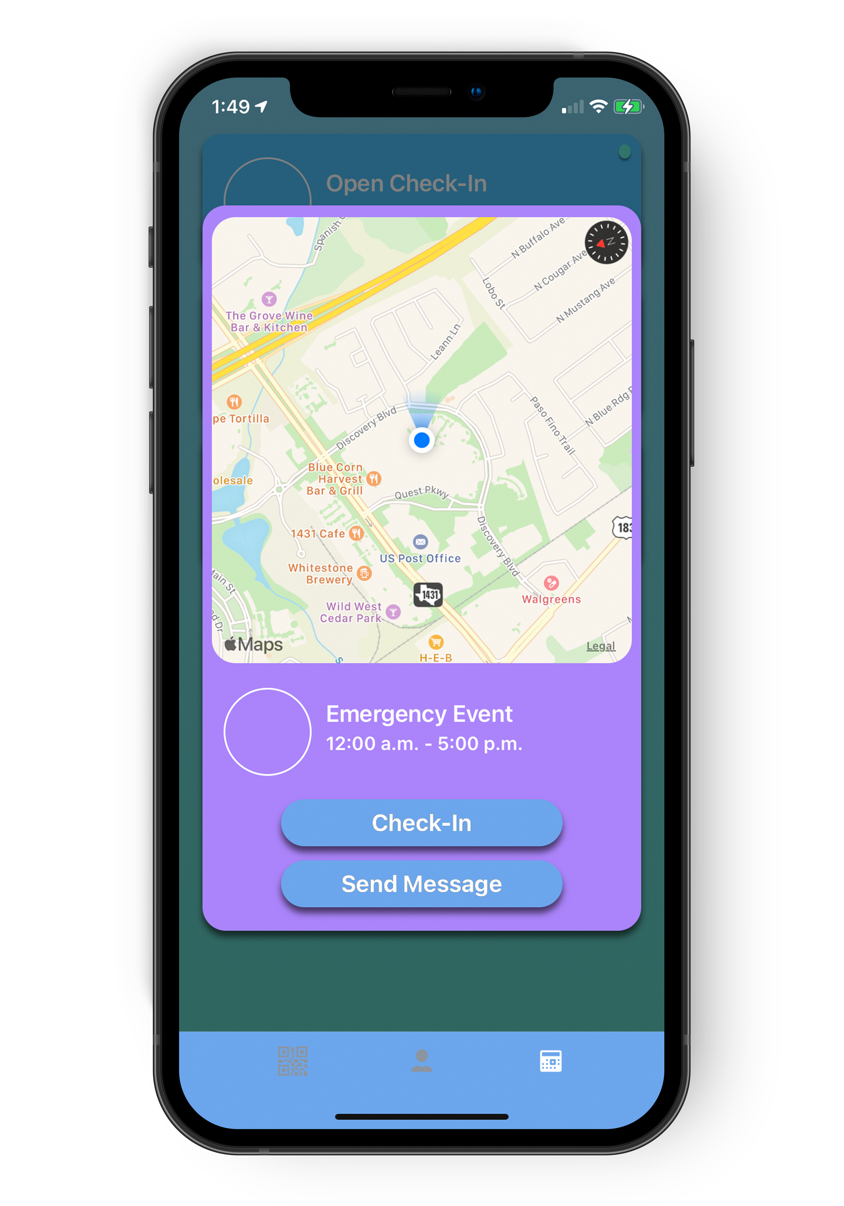 Cloud-in-Hand - Remote Check-in iPhone GeoFence