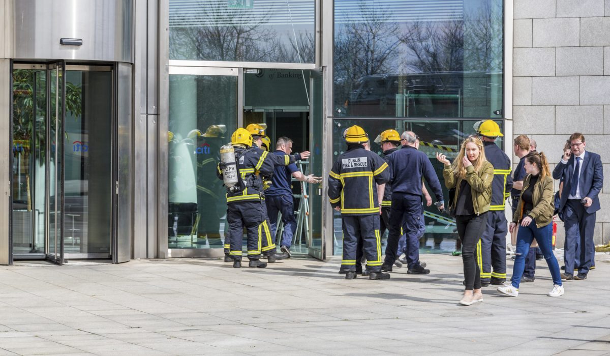 evacuation plan to handle Workplace Emergencies in office