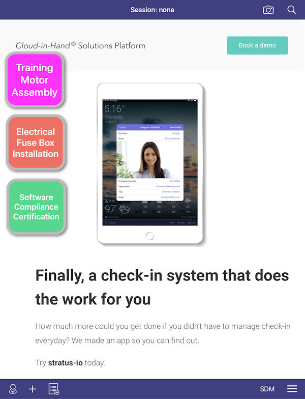 multi-class check-in one kiosk RFID barcode Apple Wallet